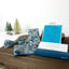 Boy's Cotton Floral Print Bow Tie and Pocket Square Set, Blue (Color F58)