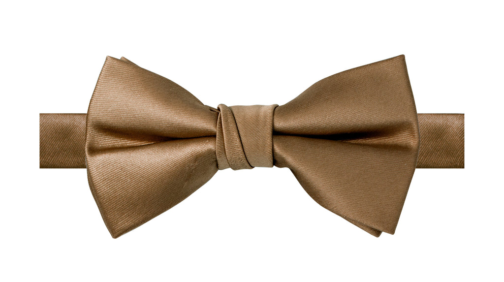Boys' Solid Color Microfiber Pre-Tied Bow Tie