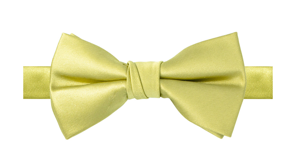 Boys' Solid Color Microfiber Pre-Tied Bow Tie