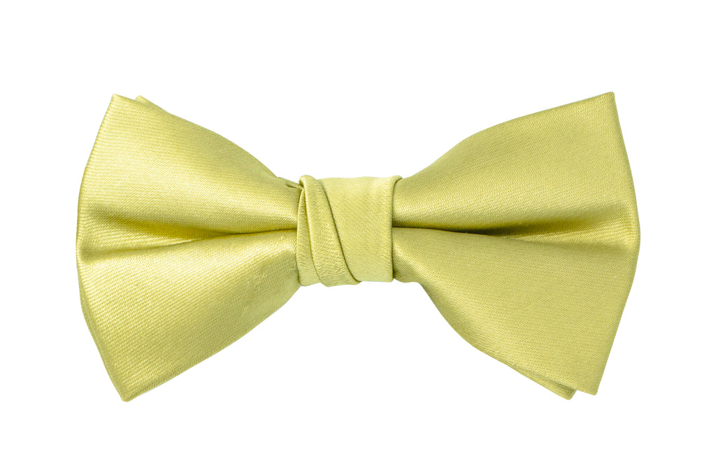 Boys' Solid Color Microfiber Pre-Tied Bow Tie