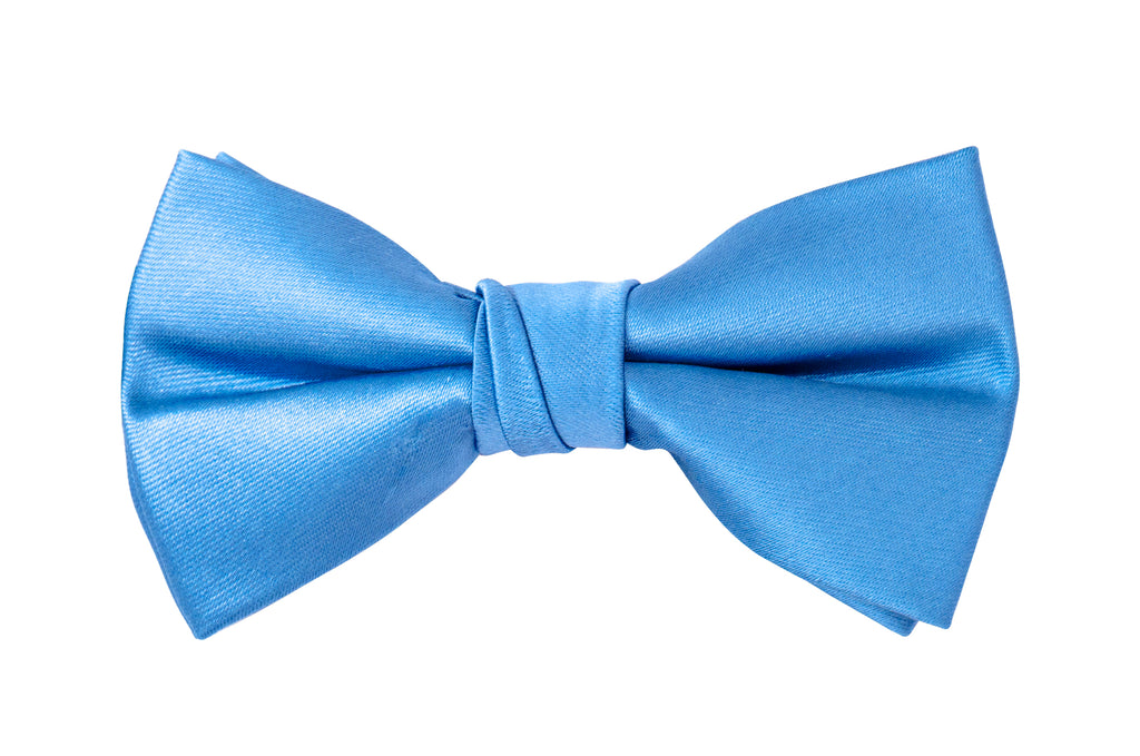Boys' Solid Color Microfiber Pre-Tied Bow Tie