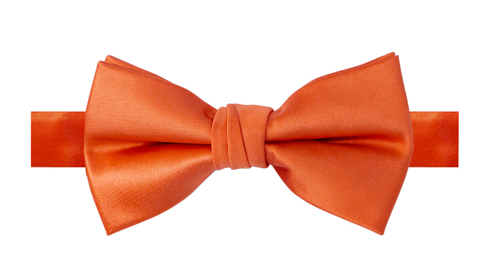 Boys' Solid Color Microfiber Pre-Tied Bow Tie
