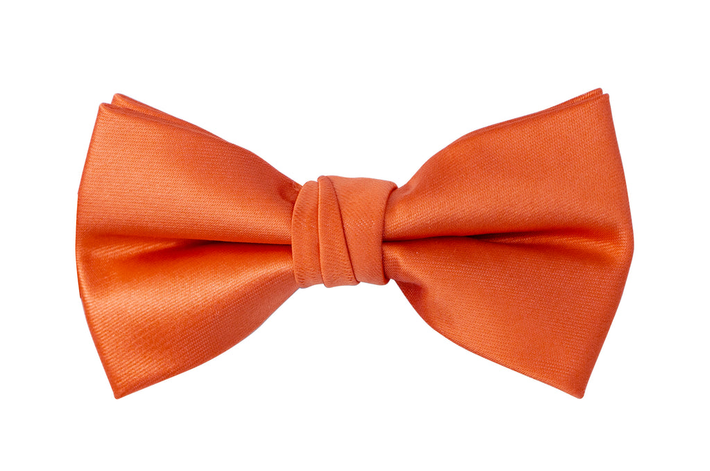 Boys' Solid Color Microfiber Pre-Tied Bow Tie