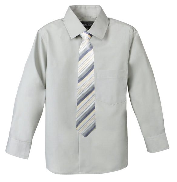 Boys' Dress Shirt and Tie Set SPRING NOTION Boys' Dress Shirt and Tie Set SPRING NOTION