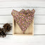 Men's Cotton Floral Bow Tie and Handkerchief Set, Brown (Color F39)
