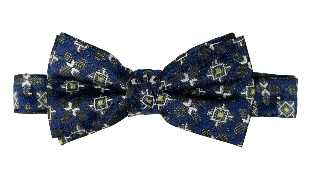 Boys' Pre-tied Retro Woven Bow Tie