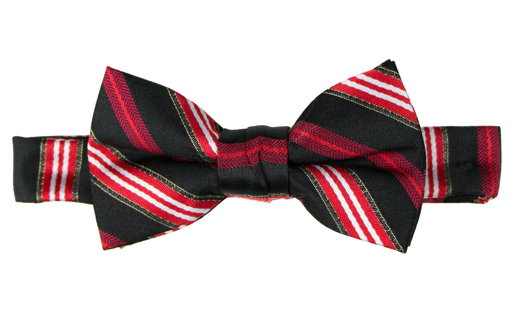 Boys' Pre-tied Retro Woven Bow Tie