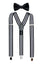 Men's Matching Suspenders and Bow Tie Set