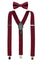 Men's Matching Suspenders and Bow Tie Set