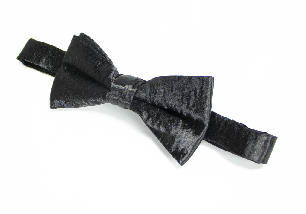 Men's Satin Crinkle Microfiber Bow Tie