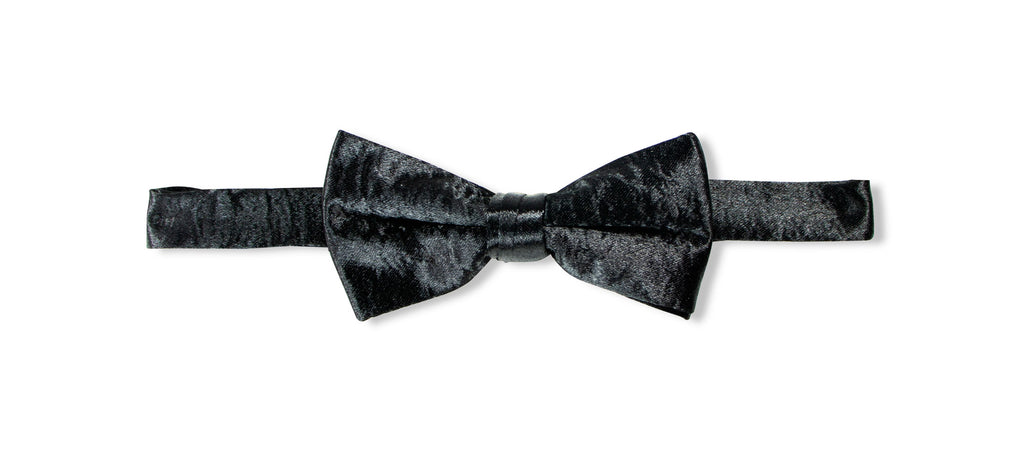 Men's Satin Crinkle Microfiber Bow Tie