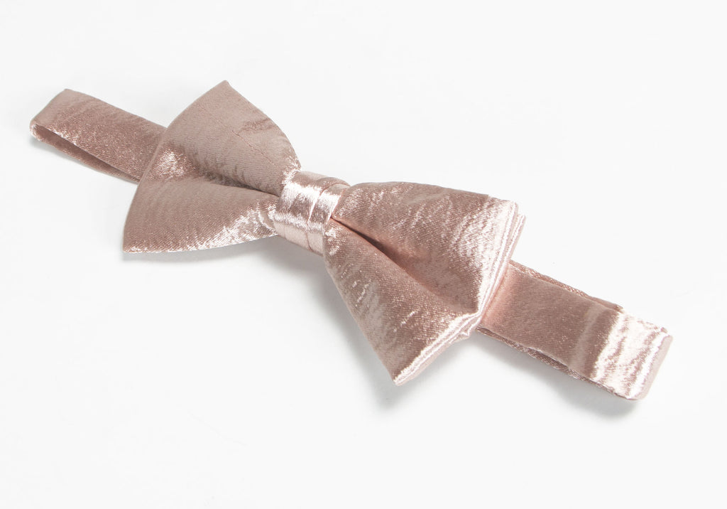 Men's Satin Crinkle Microfiber Bow Tie