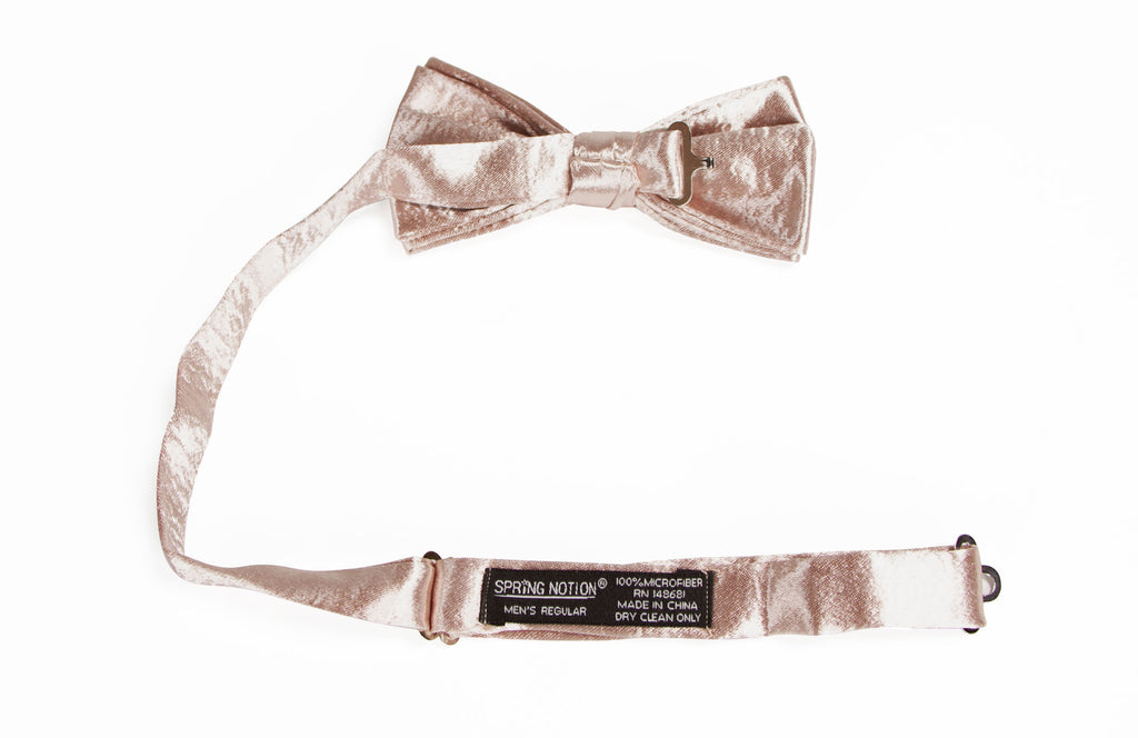 Men's Satin Crinkle Microfiber Bow Tie