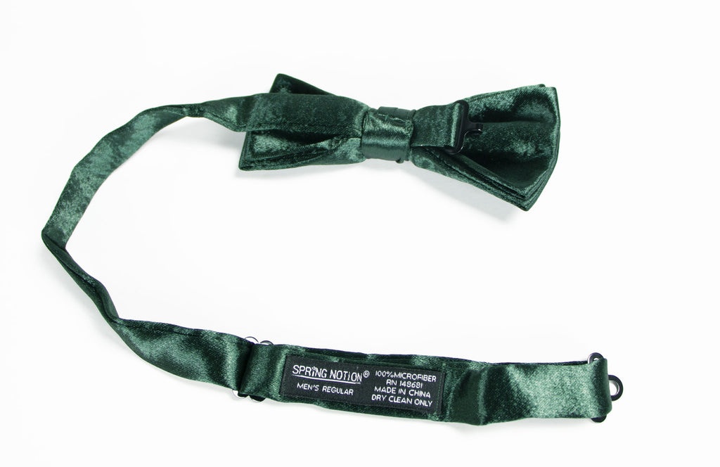 Men's Satin Crinkle Microfiber Bow Tie