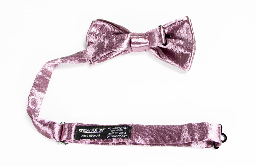 Men's Satin Crinkle Microfiber Bow Tie