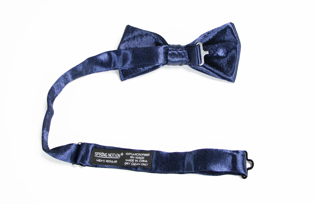 Men's Satin Crinkle Microfiber Bow Tie