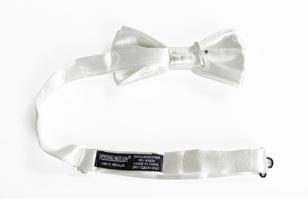 Men's Satin Crinkle Microfiber Bow Tie
