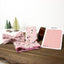 Men's Floral Necktie and Pocket Square Handkerchief Hanky Set, Light Pink (Color F29)
