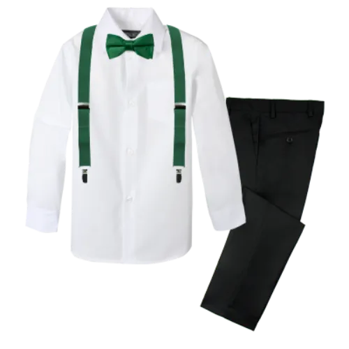 Boys' 4-Piece Customizable Suspenders Outfit - Customer's Product with price 52.95 ID fVv4nGmFvgnfBhkSEP-gtWze
