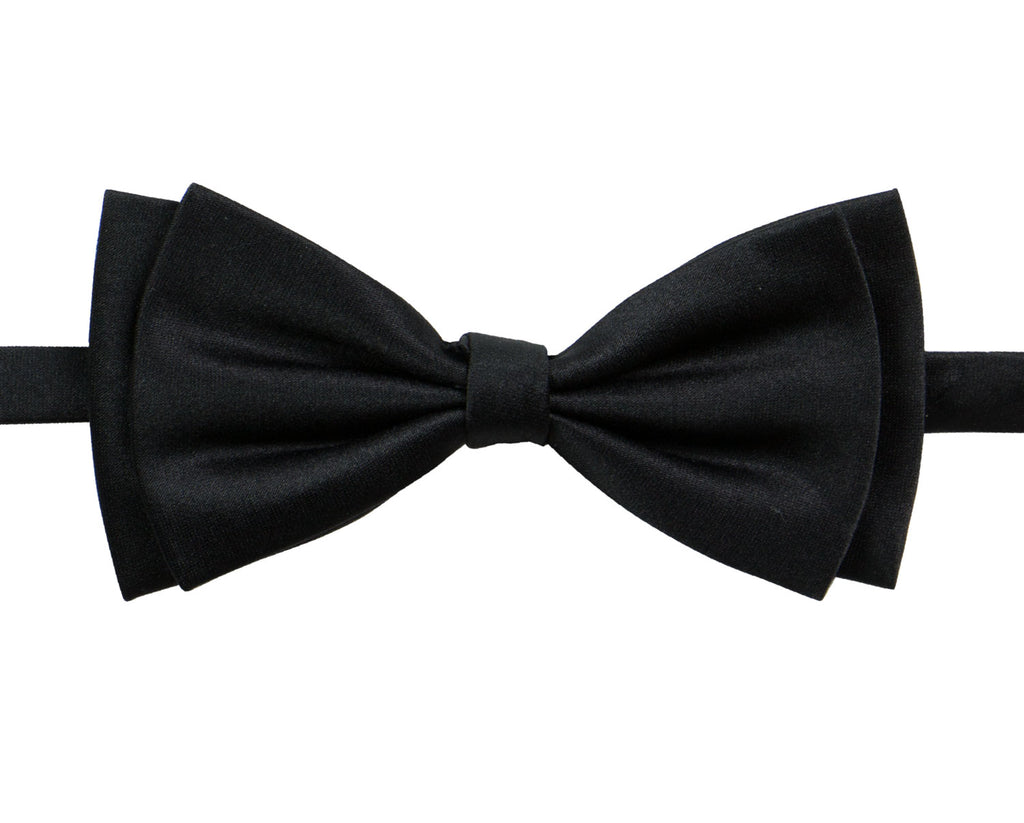 black bow tie