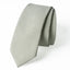 Men's Solid Color Chambray Cotton Skinny Tie