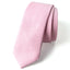 Men's Solid Color Chambray Cotton Skinny Tie