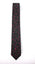 Men's Cotton Printed Floral Skinny Tie, Black/Pink (Color F12)