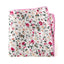 Boys' Cotton Floral Print Pocket Square, White (Color F22)