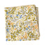 Boys' Cotton Floral Print Pocket Square, Yellow Blue Green (Color F63)