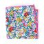 Boys' Cotton Floral Print Pocket Square, Blue/Yellow (Color F70)