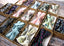 Men's Cotton Floral Print Bow Tie, Black/Mauve (Color F36)