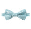 Men's Cotton Floral Print Bow Tie, Light Blue (Color F14)