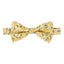 Men's Cotton Floral Print Bow Tie, Yellow (Color F61)