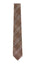 Men's Brown/Gold Plaid Tie (Color 11)