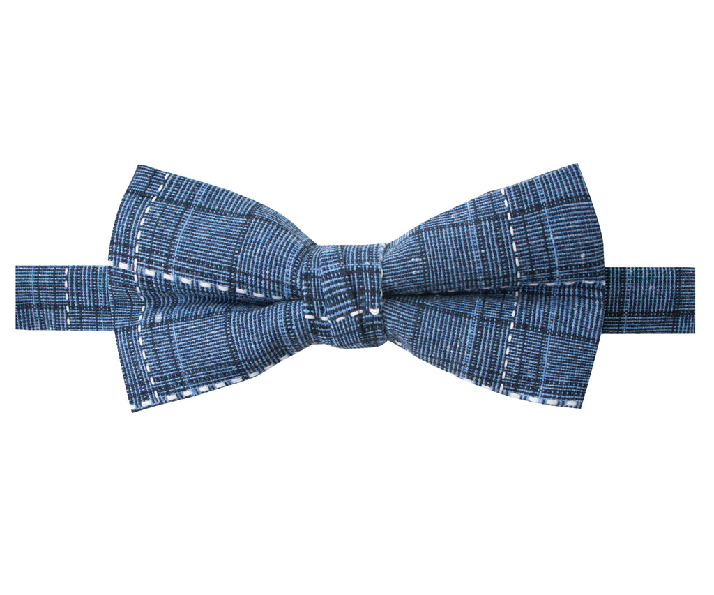 Men's Glen Plaid Bow Tie