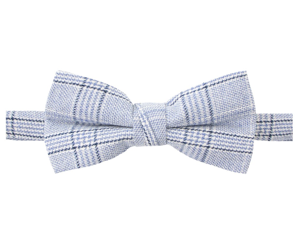 Men's Glen Plaid Bow Tie