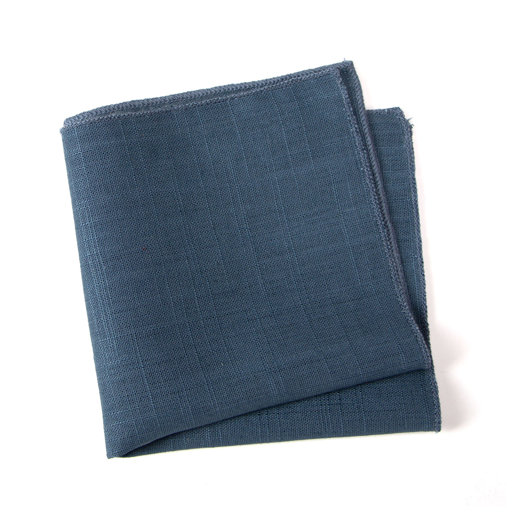 Men's Linen Blend Pocket Square Handkerchief