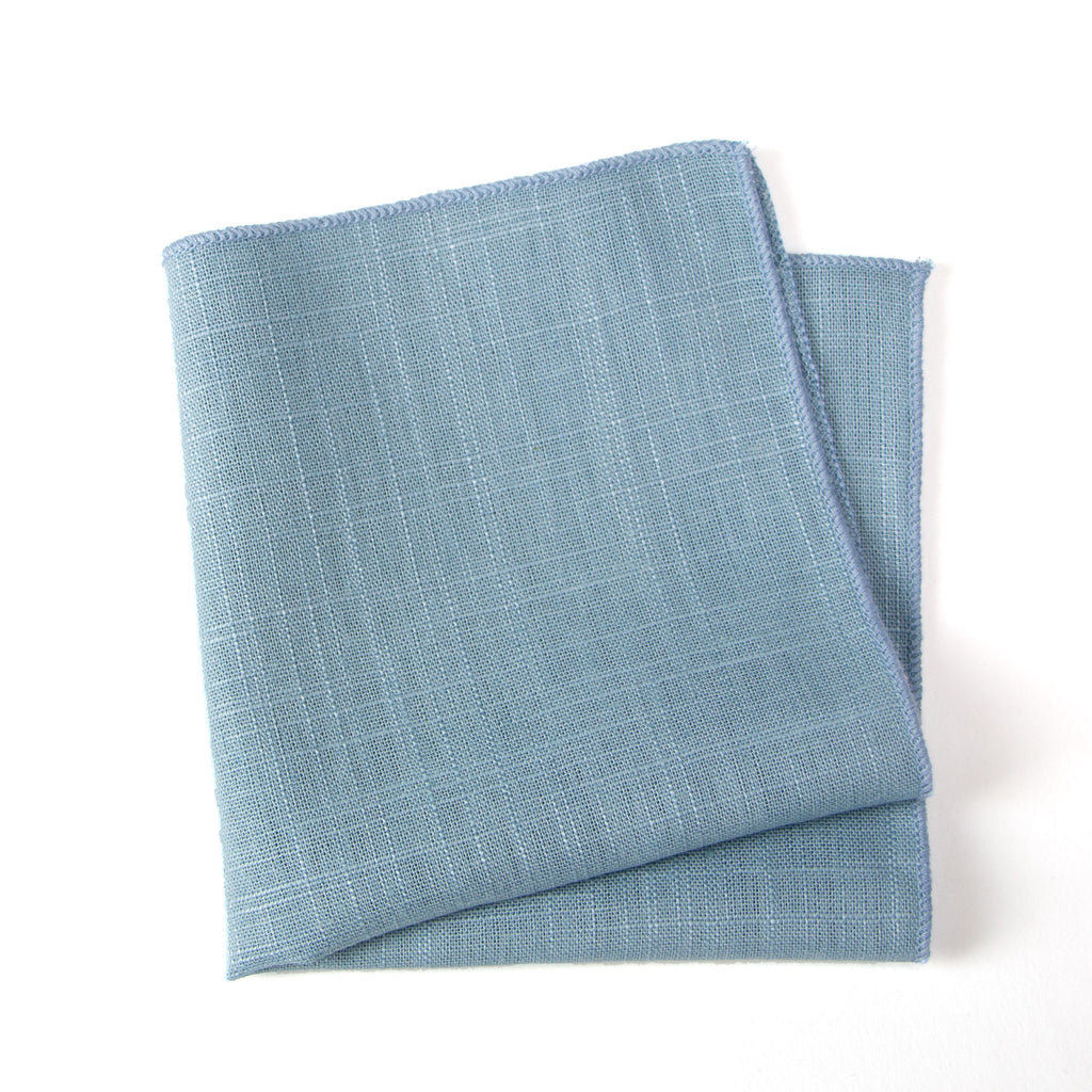 Men's Linen Blend Pocket Square Handkerchief
