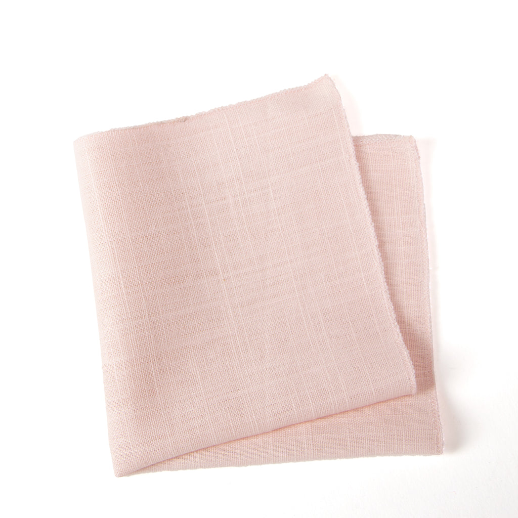 Men's Linen Blend Pocket Square Handkerchief
