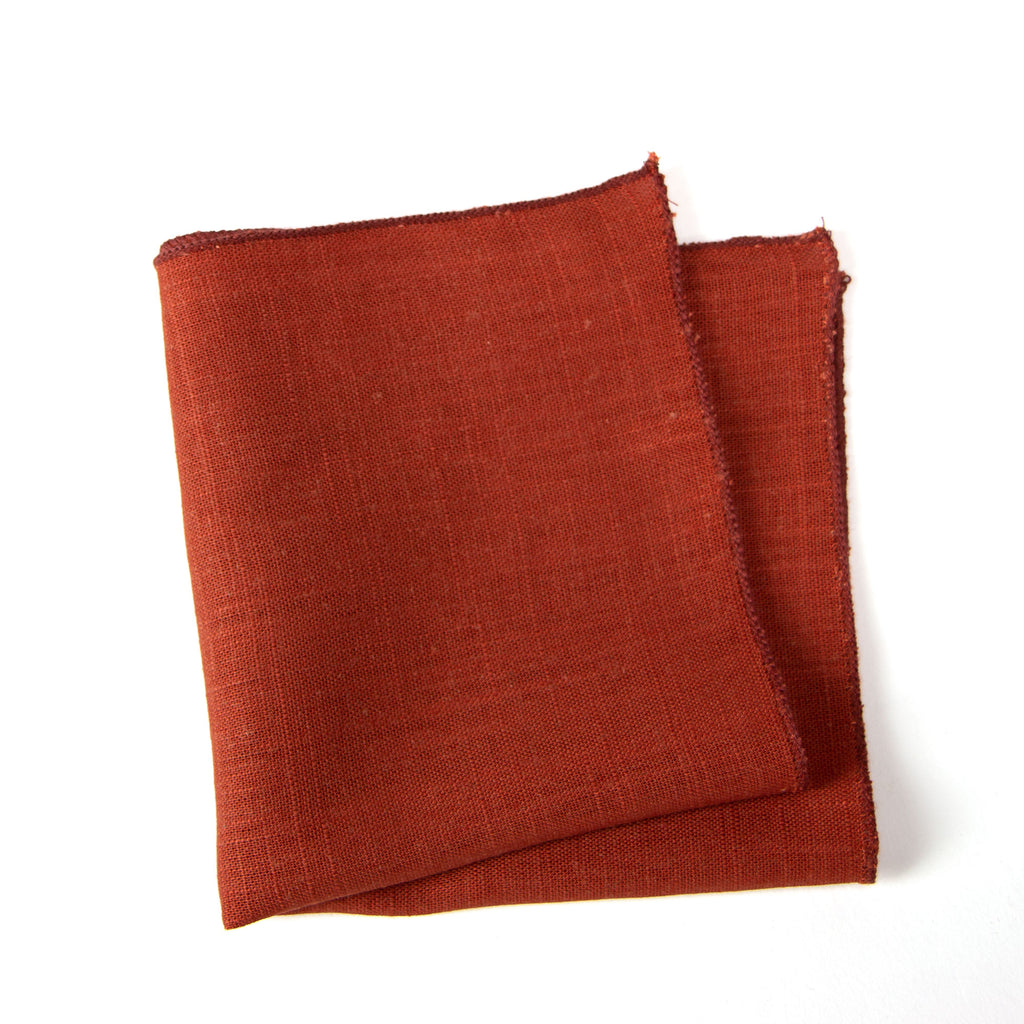 Men's Linen Blend Pocket Square Handkerchief