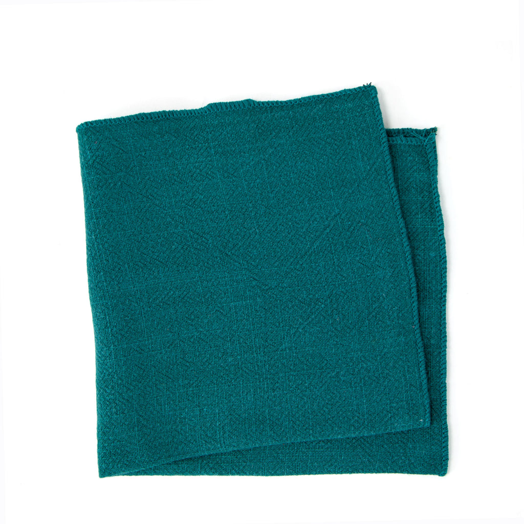 Men's Linen Blend Pocket Square Handkerchief