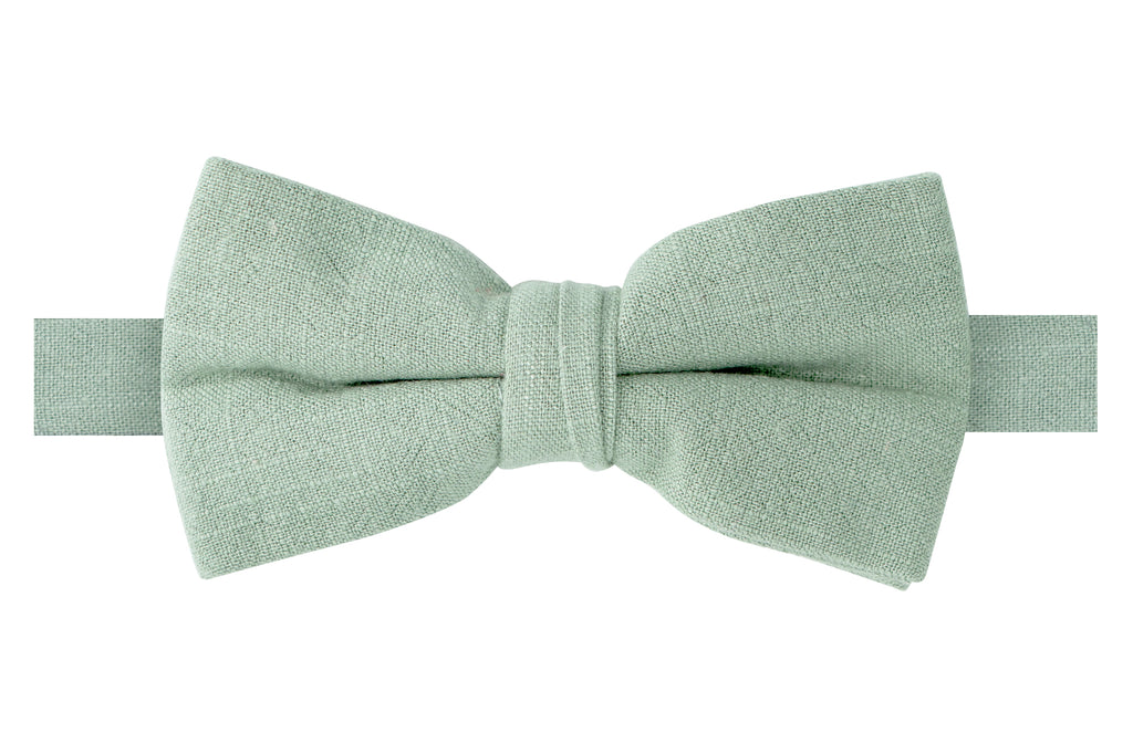 Men's Linen Blend Pre-tied Bow Tie