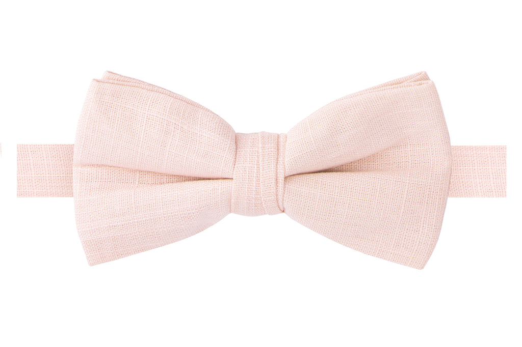 Men's Linen Blend Pre-tied Bow Tie