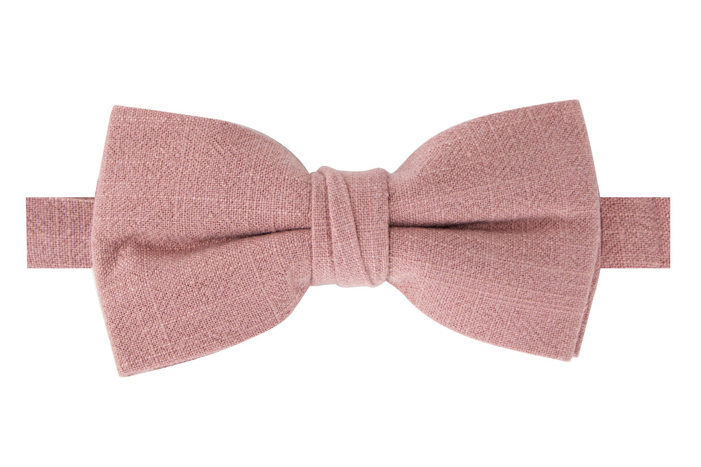 Men's Linen Blend Pre-tied Bow Tie