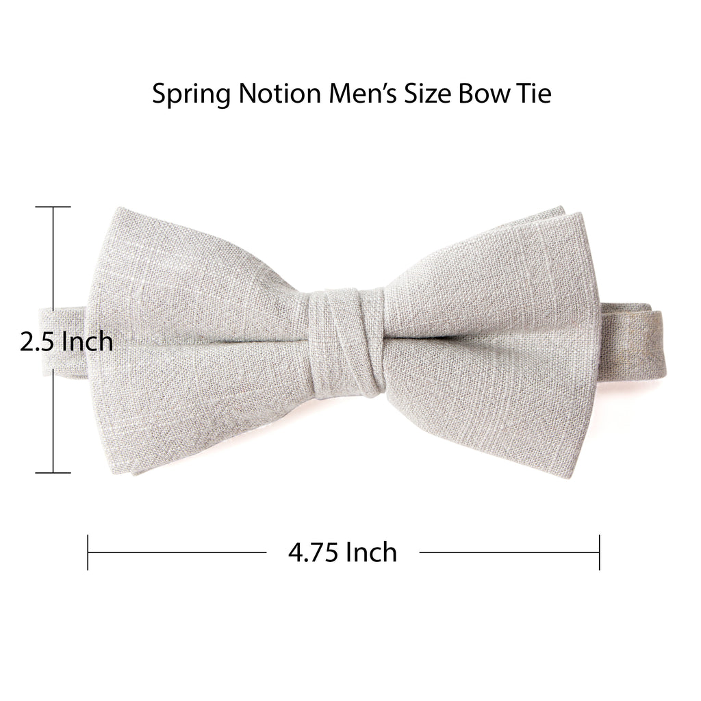 Men's Cotton Floral Print Bow Tie, Navy (Color F12)
