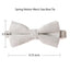 Men's Cotton Floral Print Bow Tie, Navy (Color F12)