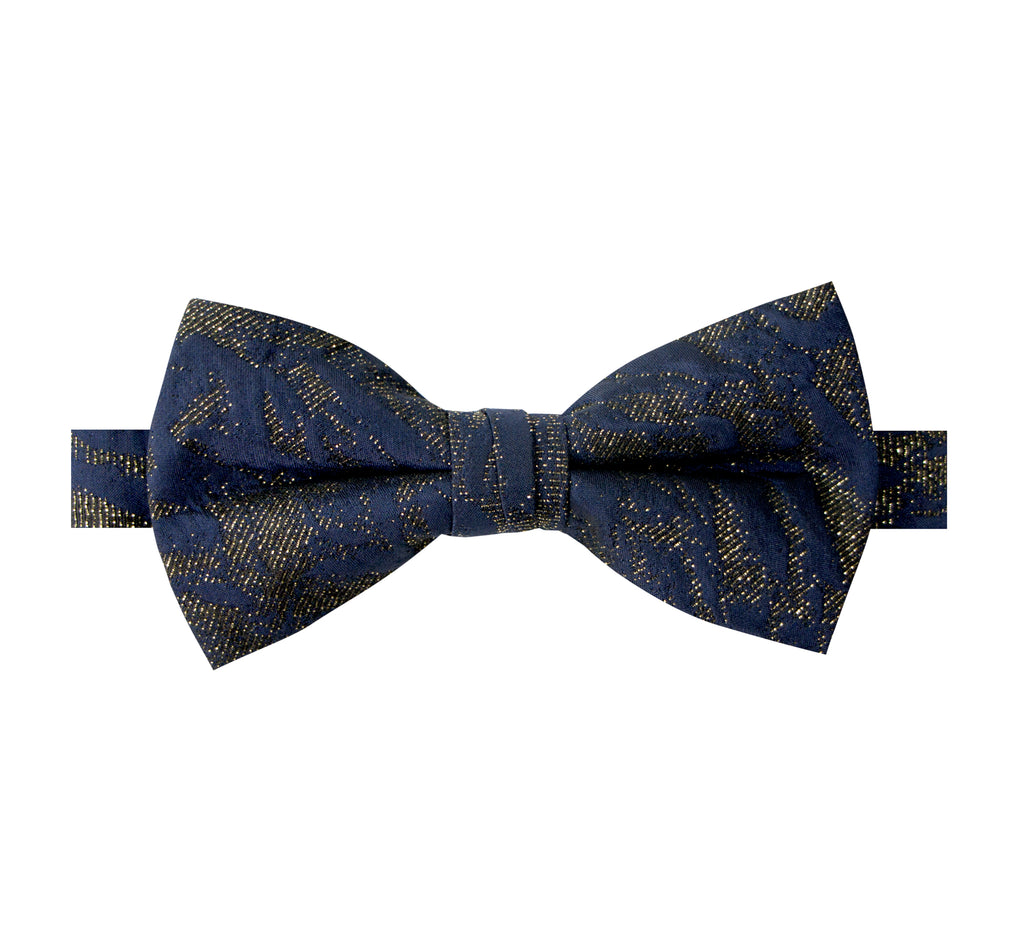 Men's Metallic Marbleized Bow Tie