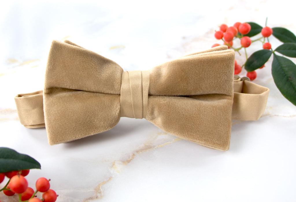 Men's Velvet Pre-tied Bow Tie