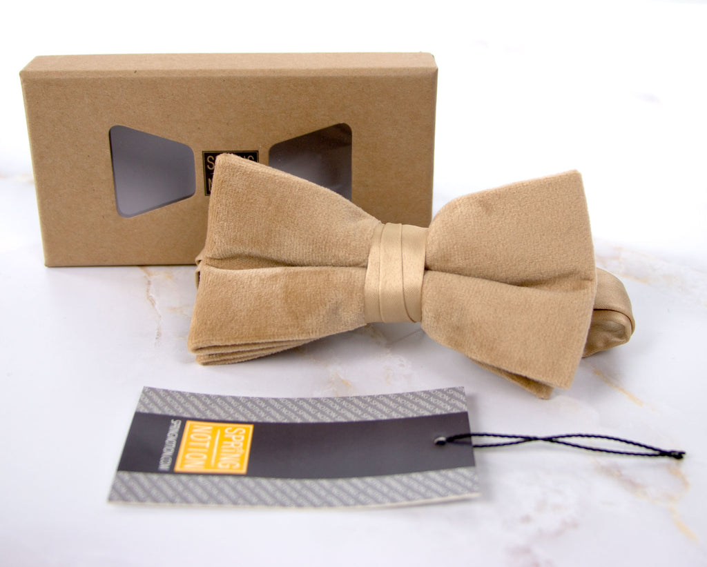 Men's Velvet Pre-tied Bow Tie