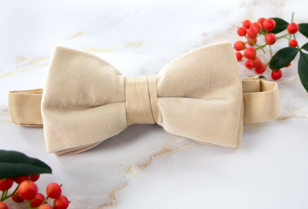 Men's Velvet Pre-tied Bow Tie